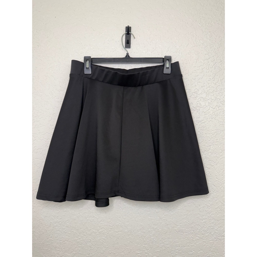 Spirit Halloween Womens Black Skater Skirt Flared Mini XXL 01351659